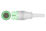 Biolight Compatible One Piece Reusable ECG Cable - 3 Leads Grabber - Pluscare Medical LLC