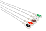 Bionet Compatible One Piece Reusable ECG Cable - 5 Leads Snap - Pluscare Medical LLC