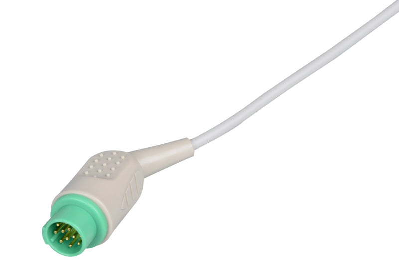 Kontron Compatible One Piece Reusable ECG Cable - 5 Leads Grabber - Pluscare Medical LLC
