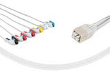 GE Compatible ECG Telemetry Cables 6 Leads Grabber