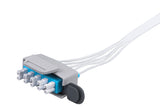 Philips-AA Type Compatible ECG Telemetry cable - 5 Leads Grabber Box of 10 - Pluscare Medical LLC