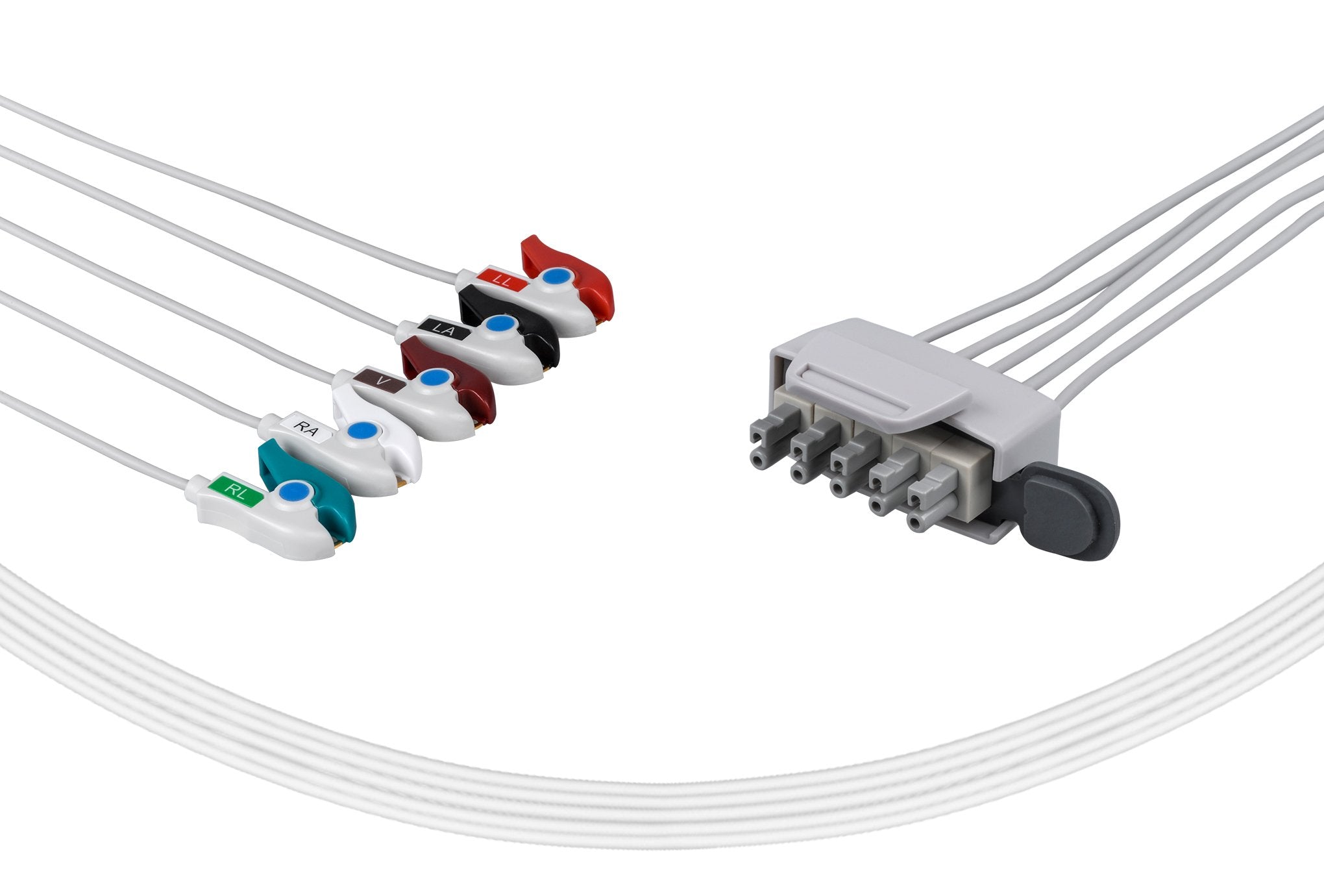 Philips-AA Type Compatible ECG Telemetry cable - 5 Leads Grabber ...