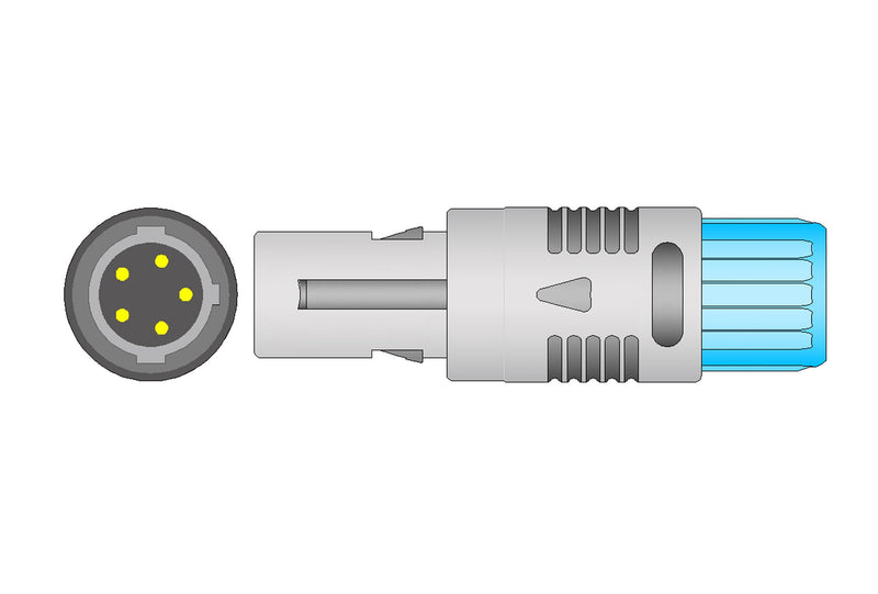 CSI Compatible IBP Adapter Cable - Medex Abbott Connector - Pluscare Medical LLC