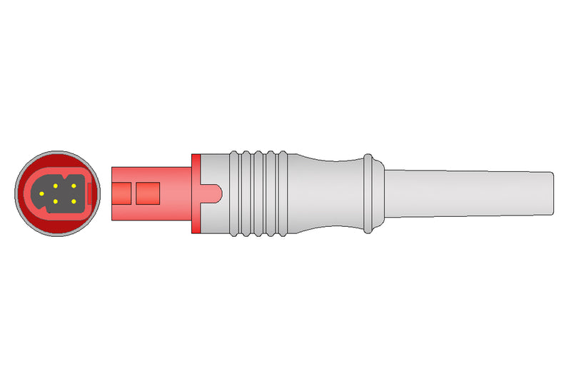 Datascope Compatible IBP Adapter Cable - Medex Logical Connector - Pluscare Medical LLC