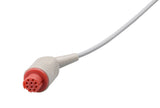Datex Compatible IBP Adapter Cable - Edwards Connector - Pluscare Medical LLC