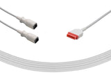 Marquette Compatible IBP Adapter Cable Dual Medex Abbott Connector