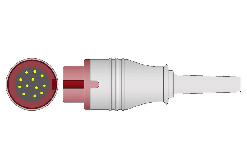 Mindray Compatible IBP Adapter Cable - B. Braun Connector - Pluscare Medical LLC