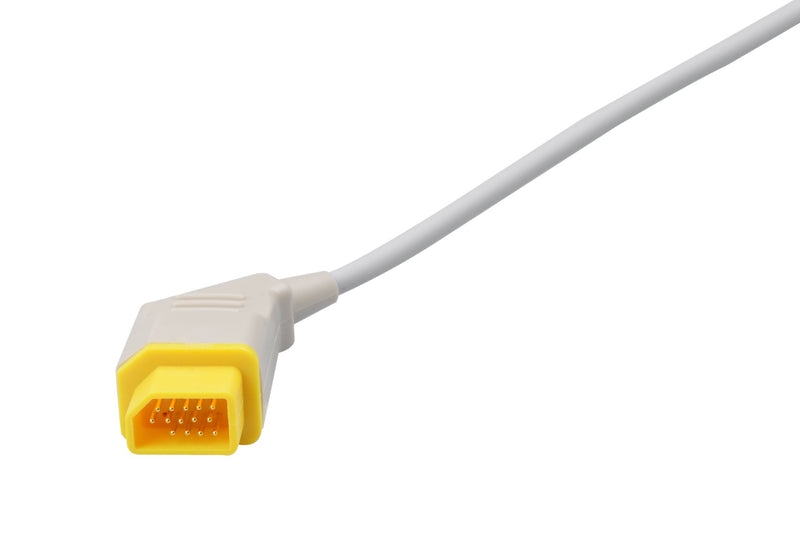 Nihon Kohden Compatible IBP Adapter Cable - Medex Abbott Connector - Pluscare Medical LLC