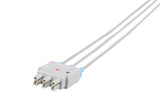 Bionet Compatible Reusable ECG Lead Wire - 3 Leads Grabber - Pluscare Medical LLC