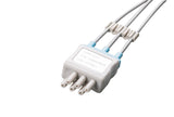 Colin Compatible Reusable ECG Lead Wire - 3 Leads Grabber - Pluscare Medical LLC