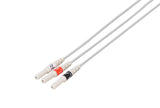 Din Compatible Reusable ECG Lead Wire - 3 Leads Neonate Grabber - Pluscare Medical LLC