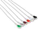 Drager Compatible Reusable ECG Lead Wire - 6 Leads Snap - Pluscare Medical LLC