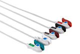 Datascope Compatible Reusable ECG Lead Wire - 5 Leads Grabber - Pluscare Medical LLC