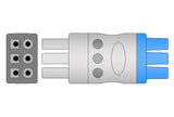 Datex Compatible Reusable ECG Lead Wire - 3 Leads Grabber - Pluscare Medical LLC