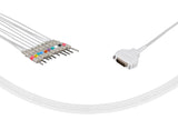Fukuda Compatible One Piece Reusable EKG Cable-CP-101LD, CP-104L 3mm Needle 