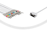 Fukuda me Compatible One Piece Reusable EKG Cable 3mm Needle 
