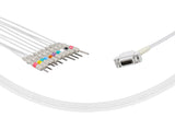 Hellige Compatible One Piece Reusable EKG Cable 3mm Needle 