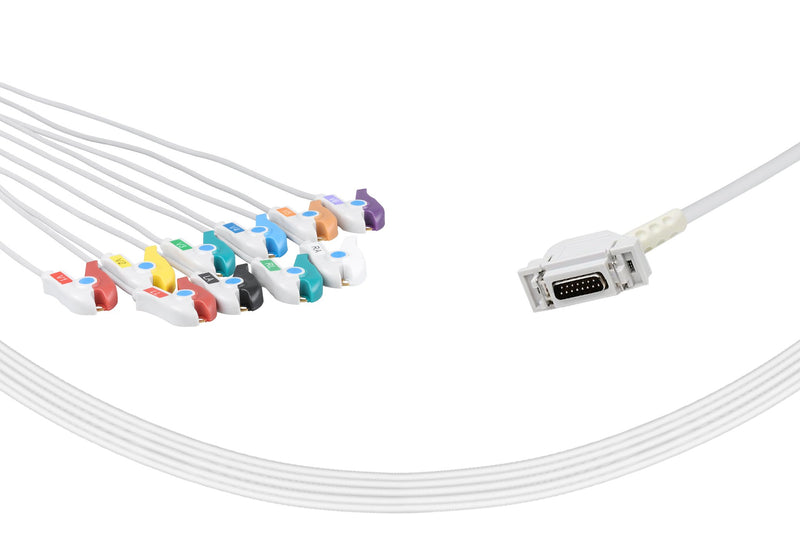 Hellige Compatible One Piece Reusable EKG Cable Grabber 