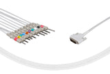 Nihon Kohden Compatible One Piece Reusable EKG Cable-BA-901D 3mm Needle 