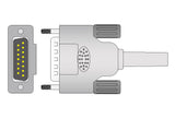 Schiller (Long Screw) Compatible One Piece Reusable EKG Cable - 4mm Banana - Pluscare Medical LLC