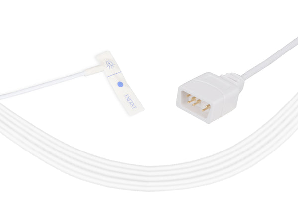 Nonin Compatible Disposable SpO2 Sensor Foam Adhesive - Infant (3-20Kg) Box of 24pcs - Pluscare Medical LLC