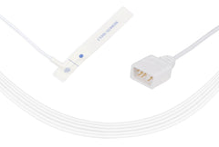 Nonin Compatible Disposable SpO2 Sensor Foam Adhesive - Neonate (<3Kg) or Adult (>40Kg) Box of 24pcs - Pluscare Medical LLC