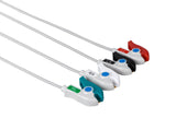Fukuda Compatible Reusable ECG Lead Wire - 4 Leads Grabber - Pluscare Medical LLC