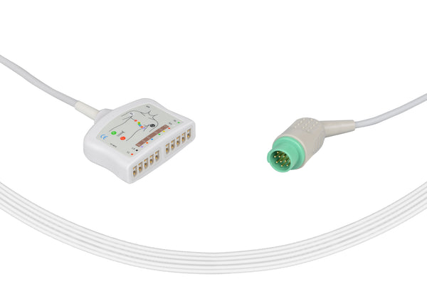 Fukuda Compatible ECG Trunk Cables 10 Leads,Marquette 10-pin