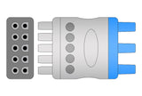 GE Vivid Compatible Reusable ECG Lead Wire - 3 Leads Snap - Pluscare Medical LLC