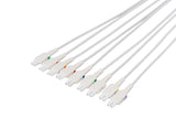 GE CAM 14 Compatible EKG Lead Wire - Without Adapters 10 Leads - Pluscare Medical LLC