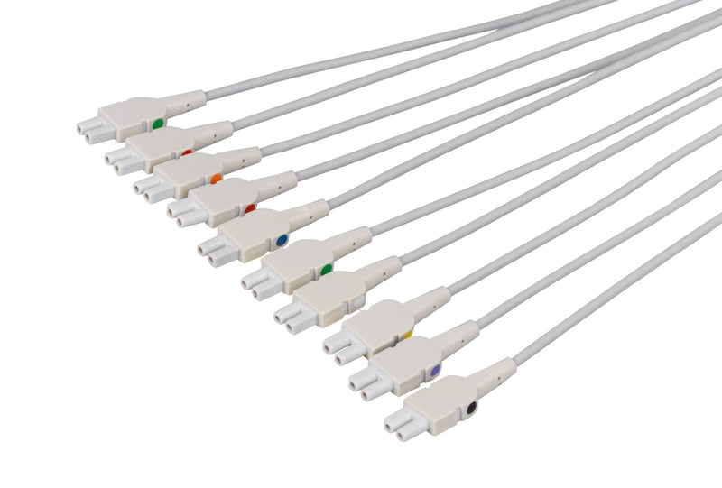 GE/Marquette Compatible EKG Lead Wire - Grabber End - Pluscare Medical LLC
