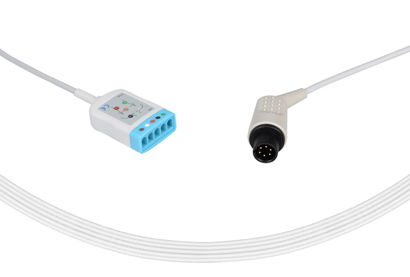 AAMI 6Pin Compatible ECG Trunk Cables 5 Leads,Mindray 5-pin