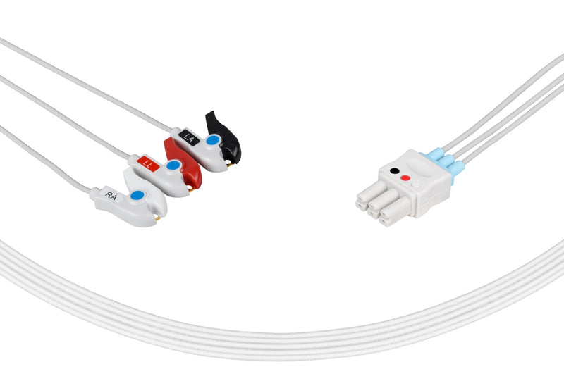 Mindray Compatible Reusable ECG Lead Wires 3 Leads Grabber