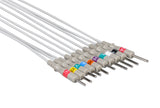 Mortara Compatible EKG Lead Wire - 3mm Needle End - Pluscare Medical LLC