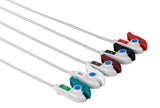 Nihon Kohden BR-021 Compatible Reusable ECG Lead Wire - 5 Leads Grabber - Pluscare Medical LLC