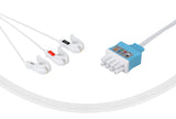 Nihon Kohden BR-903 Compatible Disposable ECG Lead Wires 6 Leads Grabber Box of 10