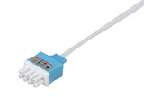 Nihon Kohden BR-903 Compatible Disposable ECG Lead Wire - 3 Leads Grabber Box of 10 - Pluscare Medical LLC