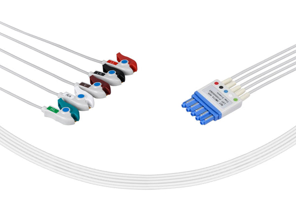 Siemens CT Compatible Reusable ECG Lead Wires 5 Leads Grabber