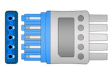 Siemens CT Compatible Reusable ECG Lead Wire - 5 Leads Grabber - Pluscare Medical LLC