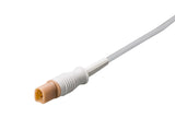 Mindray Compatible Temperature Adapter Cable - Rectangular Dual Pin Connector 10ft - Pluscare Medical LLC