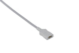 Philips Compatible Temperature Adapter Cable - Rectangular Dual Pin Connector 10ft - Pluscare Medical LLC