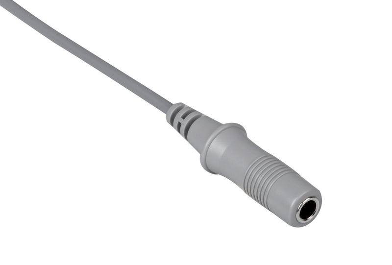 Philips Compatible Temperature Adapter Cable - Female Mono Plug Connector 1ft - Pluscare Medical LLC