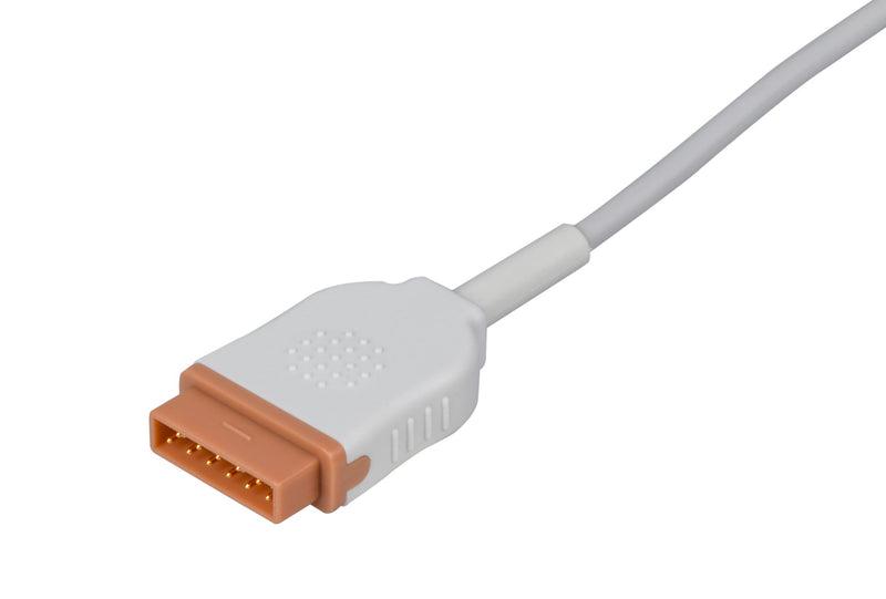 Marquette Compatible Temperature Adapter Cable - Female Mono Plug Connector 1ft - Pluscare Medical LLC