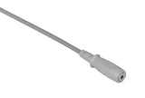 Siemens Compatible Temperature Adapter Cable - Female Mono Plug Connector 10ft - Pluscare Medical LLC