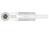 Siemens Compatible Temperature Adapter Cable - Female Mono Plug Connector 10ft - Pluscare Medical LLC