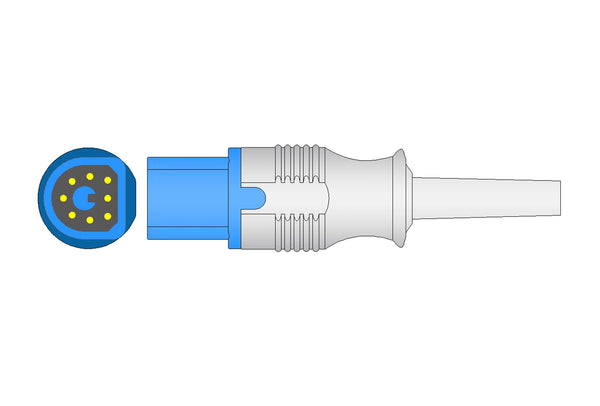 Solaris Compatible Reusable SpO2 Sensor 10ft  - Pediatric Finger - Pluscare Medical LLC