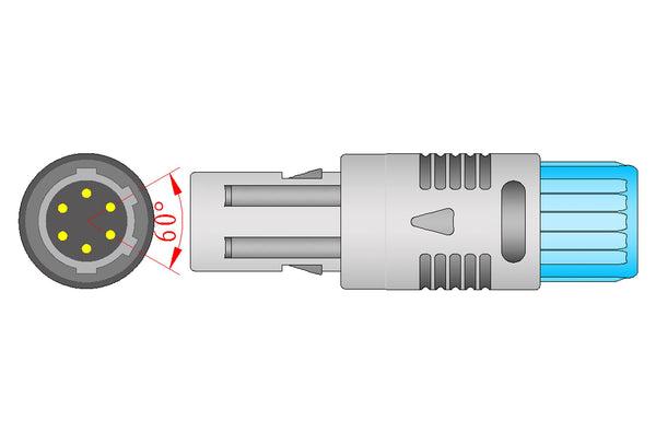 Mindray-Masimo Compatible Reusable SpO2 Sensor 10ft  - Pediatric Finger - Pluscare Medical LLC