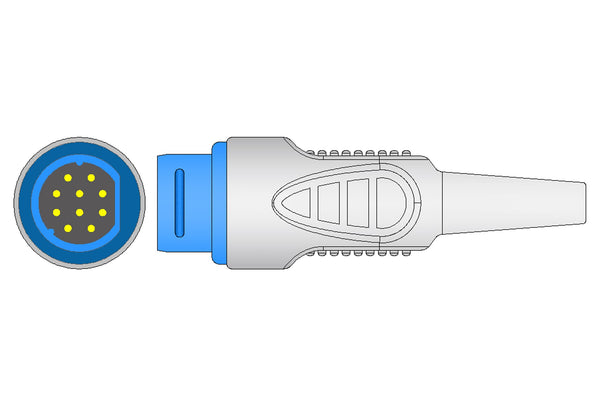 Siemens Compatible Reusable SpO2 Sensor 10ft  - Pediatric Finger - Pluscare Medical LLC