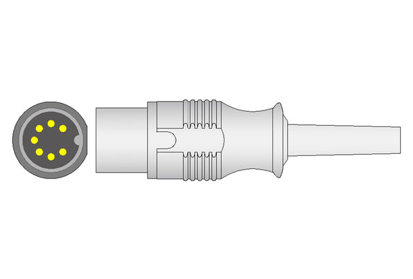 Schiller Compatible Reusable SpO2 Sensor 10ft  - Pediatric Soft - Pluscare Medical LLC