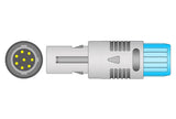 Edan-Oximax Compatible Reusable SpO2 Sensor 10ft  - Pediatric Soft - Pluscare Medical LLC